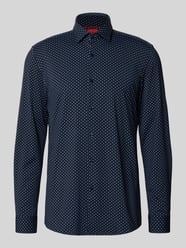 Koszula biznesowa o kroju slim fit z kołnierzykiem typu kent model 'KENNO' od HUGO - 4