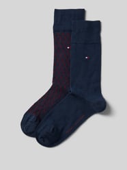 Socken mit Label-Detail im 2er-Pack von Tommy Hilfiger Blau - 33