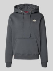 Hoodie met logo en kangoeroezak van Alpha Industries - 46