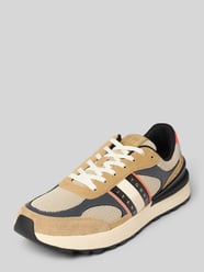 Low Top Sneaker mit Veloursleder-Besatz von Tommy Jeans Beige - 32