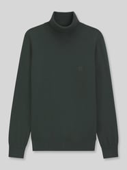 Rollkragenpullover mit Logo-Patch aus Kaschmir von BOSS Orange - 33