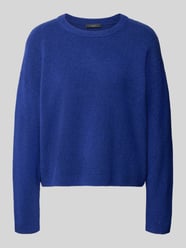 Relaxed Fit Strickpullover mit Woll-Anteil von Oui - 21