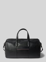 Duffle Bag in Leder-Optik Modell 'TH CORP' von Tommy Hilfiger Schwarz - 30