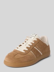 Low top sneakers van puur runder suède van Tamaris - 6