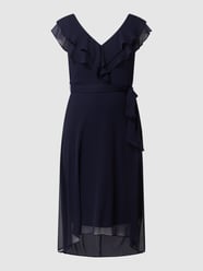 Cocktailkleid aus Krepp  von DKNY Blau - 16