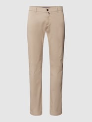 Stoffen broek met labeldetails, model 'Futureflex' van Pierre Cardin - 10