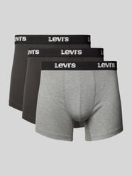 Trunks mit Label-Bund Modell 'BACK IN SESSION' im 2er-Pack von Levi's® Grau - 37