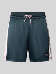 Shorts aus Satin mit Label-Stitching und elastischem Bund von BLKVIS - 7