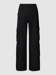Cargohose mit aufgesetzten Taschen von REVIEW Grau / Schwarz - 39