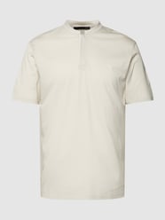 Koszulka polo ze stójką model ‘Louis’ od Drykorn Szary - 31