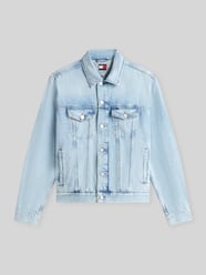 Kurtka jeansowa o kroju regular fit z czystej bawełny z naszywką z logo od Tommy Jeans - 29