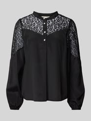 Regular fit blouse met gehaakt kant, model 'VIALU' van FREE/QUENT - 3