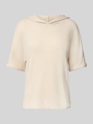 Sweter z dzianiny z kapturem model ‘Sedini’ od OPUS - 9
