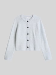 Strickjacke aus Alpaka Wolle mit Rollsaum von Marc O'Polo - 16