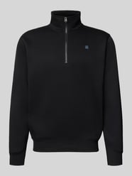 Bluza z kołnierzem zapinanym i wyhaftowanym logo od G-Star RAW - 9