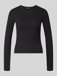 bluzka z długim rękawem o kroju slim fit z mieszanki bawełny model 'CHLOE' od VERO MODA - 20