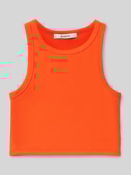 Crop Top mit gerippten Abschlüssen von Garcia Orange - 3