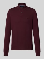 Regular fit poloshirt van katoenmix van Tommy Hilfiger Bordeaux - 22