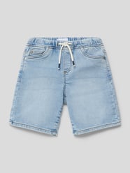 Bermudas in Denim-Optik von Mango Blau - 18