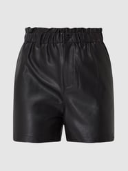 Shorts in Leder-Optik von Tom Tailor Denim Schwarz - 4