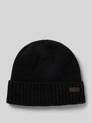 Beanie mit Label-Badge von Barbour Schwarz - 32