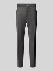 Slim fit broek met persplooien van CK Calvin Klein Grijs / zwart - 26