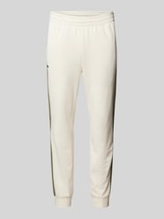 Slim Fit Sweatpants mit elastischem Bund von Lacoste Beige - 3