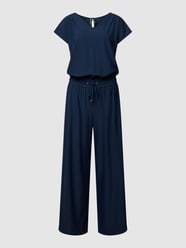 Jumpsuit met V-hals, model 'JO' van Raffaello Rossi Blauw - 15