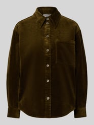 Relaxed fit overhemdblouse van katoenmix van Marc O'Polo Denim - 47