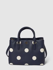 Tote bag met all-over motief, model 'MARCY' van Lauren Ralph Lauren Blauw / turquoise - 23