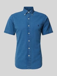 Custom Fit Freizeithemd mit Button-Down-Kragen von Polo Ralph Lauren Blau - 43
