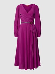 Midikleid mit Wickel-Optik Modell 'DIONEA' von Max Mara Studio Lila - 40