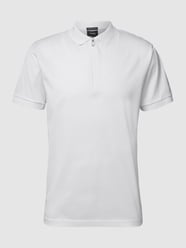Kurzärmeliges Poloshirt mit Reißverschluss von JOOP! Collection Weiß - 32