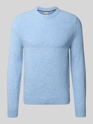 Gebreide pullover met ribboorden, model 'Rick' van Brax - 2