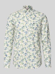koszula casualowa o kroju slim fit z kołnierzykiem typu button down model 'Slub' od Fynch-Hatton - 34