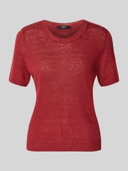 Sweter dzianinowy z czystego lnu, krój regular fit, model 'PANCONE' od Weekend Max Mara - 37