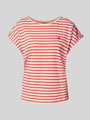 T-Shirt mit Label-Stitching von Smith and Soul Pink - 8