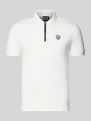 Polówka z mieszanki wiskozy o kroju slim fit od EA7 Emporio Armani - 9
