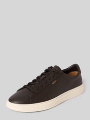Sneaker aus Rindsnappa mit Label-Detail von BOSS - 3