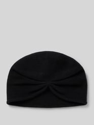 Mütze aus reiner Wolle in Strick-Optik Modell 'NOS' von Loevenich - 38