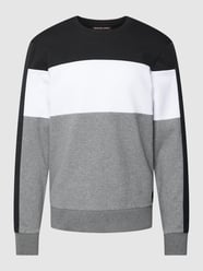 Sweatshirt met labeldetails, model 'EVERGREEN' van Michael Kors Grijs / zwart - 6