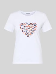 t-shirt z nadrukiem z motywem od MORE & MORE - 37