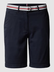 Bermudas mit Stoffgürtel von Tommy Hilfiger Blau - 30