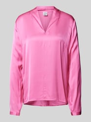 Bluse mit V-Ausschnitt von Emily Van den Bergh Pink - 18