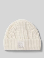 Beanie mit breitem Umschlag von Codello Beige - 47