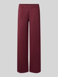 Straight Fit Sweatpants aus Baumwoll-Mix mit Label-Detail von REVIEW Bordeaux - 44