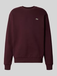 Regular Fit Sweatshirt aus Baumwoll-Mix von Lacoste Bordeaux - 13