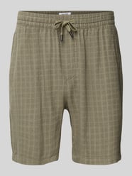 Loose fit korte broek met structuurmotief, model 'TEL' van Only & Sons - 19