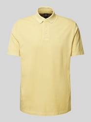 Poloshirt mit kurzer Knopfleiste von ARMANI EXCHANGE Gelb - 32