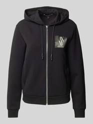 Sweatjacke mit Label-Print von ARMANI EXCHANGE Schwarz - 6